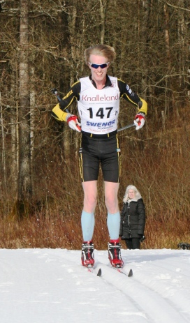 Erik Wickström mot seger i veteran-SM på skidor i Borås 2017