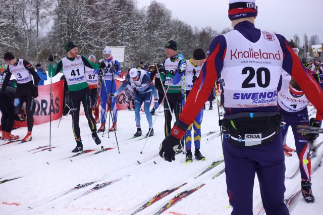Inför start Borås Ski Maraton 2019