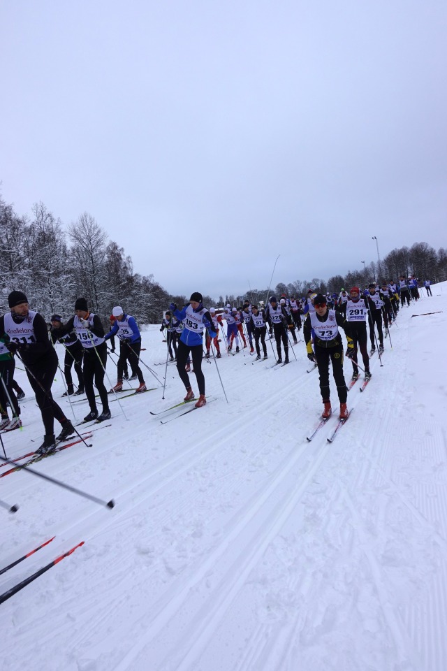 Borås Ski Maraton 2019. Starten.