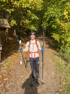 Det är inte första gången jag åker rullskidor till Rya Åsar Trail Run